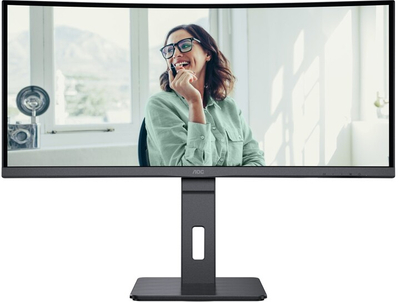 Monitor AOC CU34P3CV - LED, 34", UW-QHD, i zi