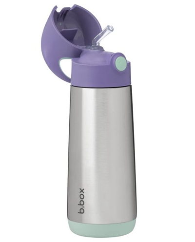 Termos me pipë b.box, 500ml, inox, rozë blush crush