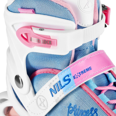 Patina inline Nils Extreme Princess NA18168A, nr. S 31-34, e bardhë