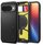 Mbështjellës telefoni Spigen Resistant Armor, Google Pixel 10 Pixel 10 Pro, i zi