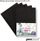 Letër shkumëze Penword Glitter Foam, A4 21x29.7cm, set 5 copë, e zezë me shkëlqim