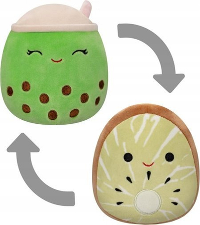 Lodër plushe Squishmallows Flip a Mallows Kachina & Sevda, e kthyeshme, jeshile