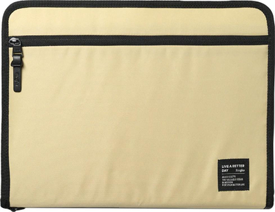 Çantë organizuese Ringke Smart Zip Pouch, për laptop tablet deri 13", bezhë