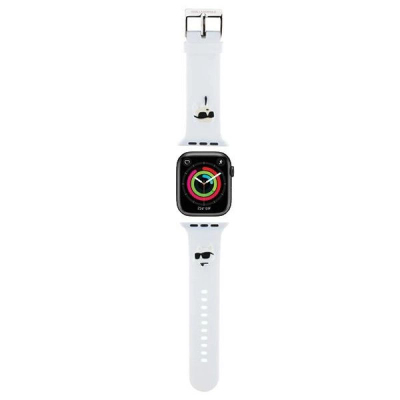 Rrip ore Apple Karl Lagerfeld NFT Karl &amp; Choupette, 38/40/41mm, gome, i bardhë