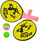 Set loje plazhi Enero Toys 2n1 Catch Ball Paddles, 2 raketa druri, 2 topa, shumngjyrësh