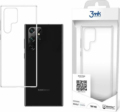 Kapak telefoni 3MK Armor, për Samsung Galaxy S22 Ultra S908, transparent
