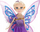 Kukull zanë MEGA CREATIVE Fairy 524001, 23cm, me krahë, fustan vjollcë