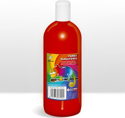 Ngjyrë uji School Poster Paint, 500 ml, e kuqe