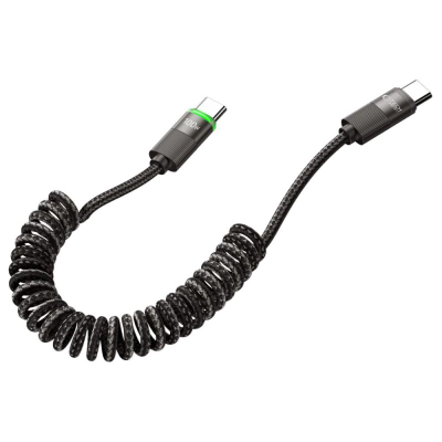 Kabllo USB-C Tech-Protect UB20T Ultraboost, PD 100W 5A, 1.8m, e zezë