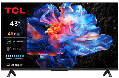 TV Smart TCL 43P69K, 43", 4K UHD, 60Hz, i zi