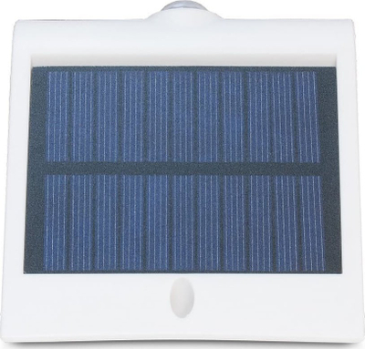 Llambë muri solare AB-com GV18W, LED, sensor lëvizjeje, e zezë