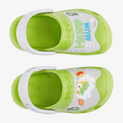 Pantofla për fëmijë Coqui MAXI, të gjelbra