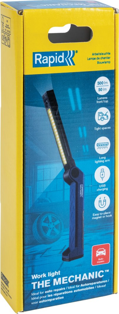 Elektrik dore Rapid TOGO Flashlight The Mechanic, 500 lm, LED, blu