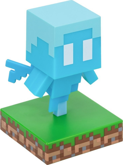 Dritë dekorative Paladone Minecraft Allay Icon Light, 11cm, me bateri, shumëngjyrëshe