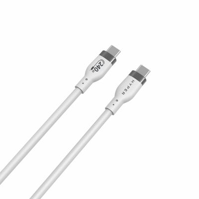 Kabllo USB-C HyperJuice, 2m, 240W, PD 3.1, e bardhë