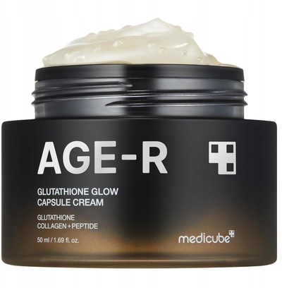 Krem fytyre Medicube AGE-R Glutathione Glow Capsule, 50 ml, për lëkurë të hidratuar