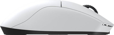 Mouse gaming DAREU Tri-mode, PAW3395 26000 DPI, 2.4G Bluetooth USB, i bardhë