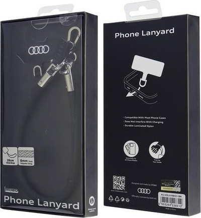 Rrip telefoni Audi për trup, 28 cm, universal, i zi