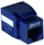 Gniazdo teleinformatyczne RJ45 UTP kat.6 keystone niebieski DCN/FA-1090-8-C6