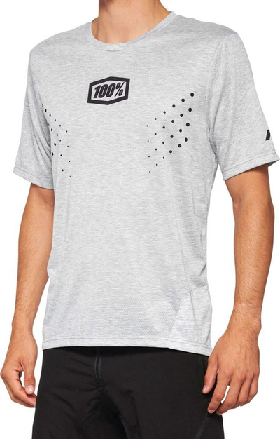 Bluzë çiklizmi 100% AIRMATIC Mesh Jersey, me mëngë të shkurtra, për meshkuj, gri, XL