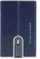 Portofol Piquadro Wallet Blue, lëkurë natyrale, blu