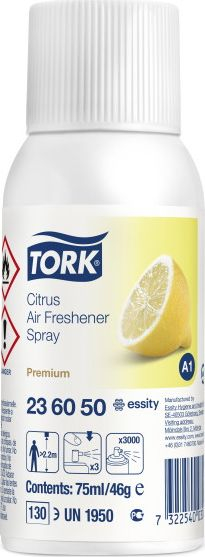 Освежувач на воздух Tork Air Freshener, аеросол 75 ml, мирис на агруми