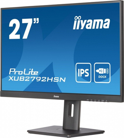 Monitor iiyama ProLite XUB2792HSN-B5, 27", IPS, Full HD, i zi