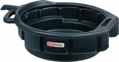 Enë për kullu vaji KS Tools 150.9360, 17L, Ø445mm, e zezë