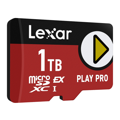 Kartë memorje Lexar PLAY PRO, 1TB, microSDXC, e kuqe