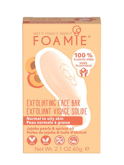 Sapun eksfoliues për fytyrën Foamie, 60 g