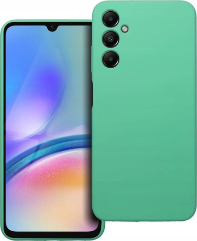 Futera silikoni për Samsung Galaxy A05s, 2 mm, mat, jeshile