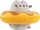 Figurinë Pusheen në donut me çokollatë, dekor, shumëngjyrësh