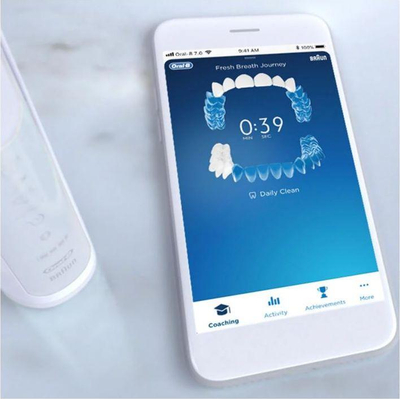 Furçë dhëmbësh elektrike Oral-B Genius X 2000, e bardhë
