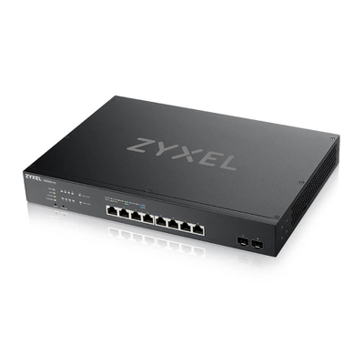 Switch rrjeti ZyXEL XS1930-10, 8 porta multi gigabit, 2 porta fibër 10G