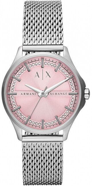 Orë për femra Armani Exchange Lady Hampton hAA173, e argjendtë
