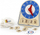 Orë druri Viga Toys Wooden Clock Learning Time, shumëngjyrëshe