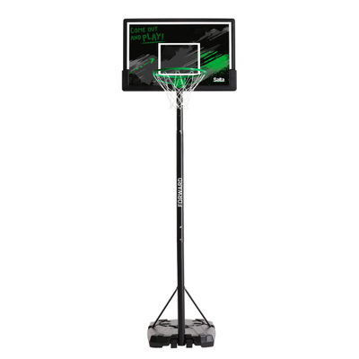 Kosh basketbolli Salta Forward, lartësi e rregullueshme 2.3-3.05 m, tabelë 108 x 71 cm, i zi