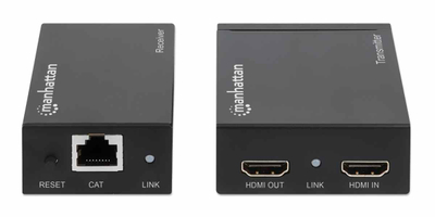 Set zgjerues sinjali Manhattan 207461, 1080p HDMI-Ethernet