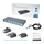 Doking stacion USB-C i-Tec CADUAL4KDOCK, dyfish 4K, USB 3.0, gri