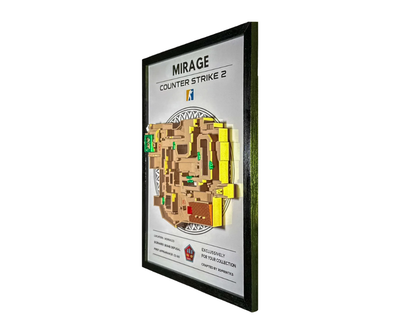 Kornizë CS2/CS:GO - 3D Map Mirage