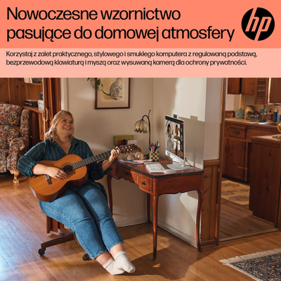 Компјутер All in One HP 24-cr0312nw, Ryzen 5, 16GB RAM, 512GB SSD, бел