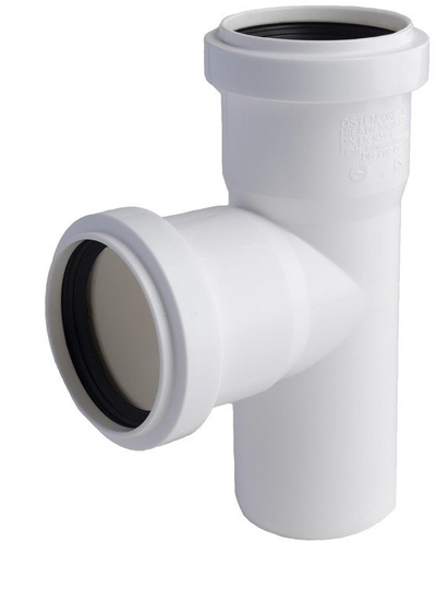 Tub sanitar Magnaplast INTERNAL TEE D50 50x87°, PP, i bardhë