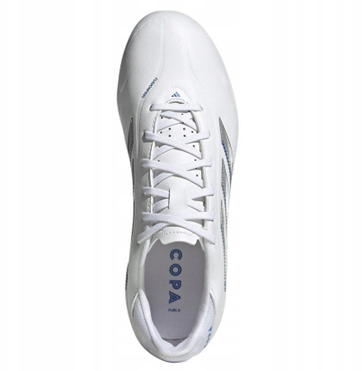 Këpucë futbolli Adidas Copa Pure 3 League Juniors, për fushë të fortë, për kalamaj, të bardha