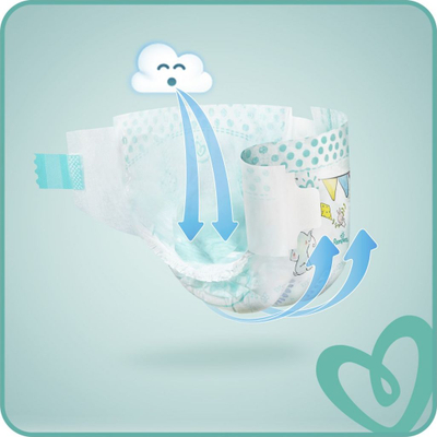 Pelen Pampers Active Baby nr. 6, 13-18 kg, 128 copë