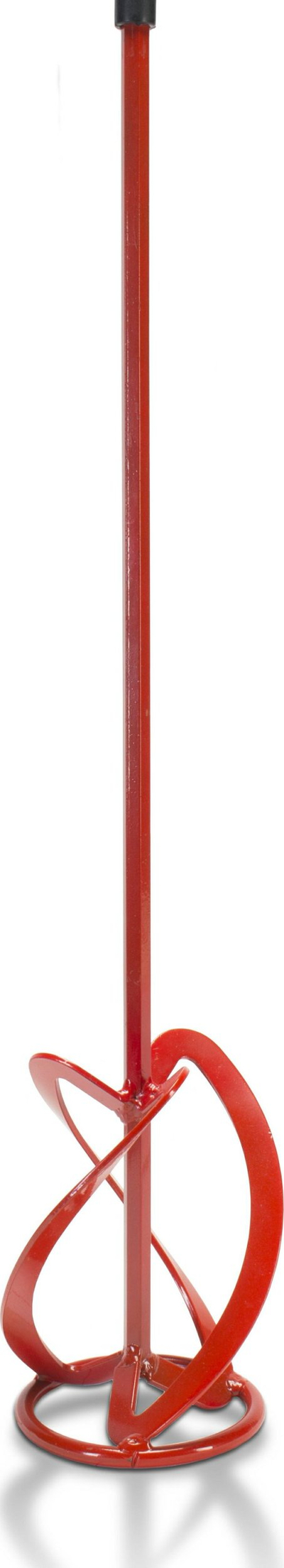 Shkop përzierës RUBI Mortar Mixing Rod 3H M-100, për llaç dhe çimento, i kuq