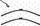 Fshirëse xhami SWF VisioFlex 119463, set 680mm 500mm, beam, të zeza