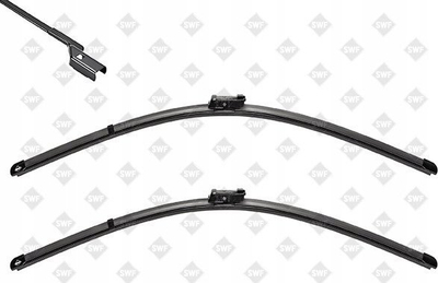 Fshirëse xhami SWF VisioFlex 119463, set 680mm 500mm, beam, të zeza