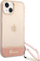 Kuti mbrojtëse Guess GUHCP14MHGCOHP për iPhone 14 Plus, 6.7", polikarbonat, rozë e tejdukshme
