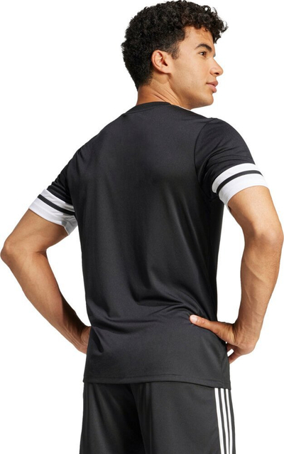 Bluzë sportive Adidas Squadra 25 M JG5832, teknologji Aeroready, 100% poliester i ricikluar, e zezë