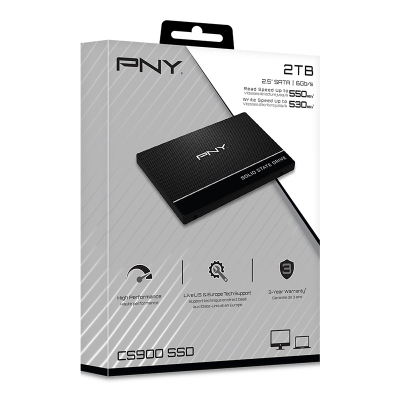 Внатрешен SSD PNY CS900, 2TB, 2.5\", SATA III